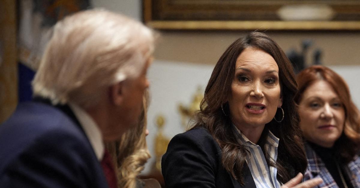 Image of Agriculture Secretary Brooke Rollins provided details about the new deal for farmers.