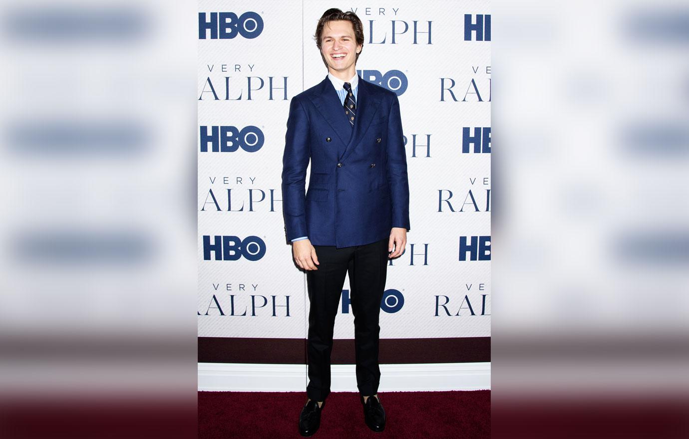 ansel elgort rare public appearance honor dad arthur one year sexual assault scandal