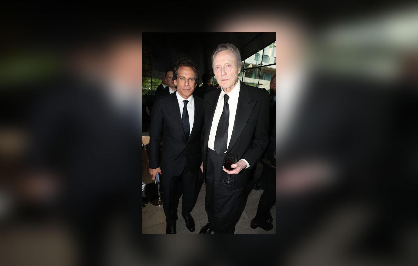 Ben Stiller and Christopher Walken attend Remy Martin Presents the Film Society of Lincoln Center 44th Chaplin Award Gala