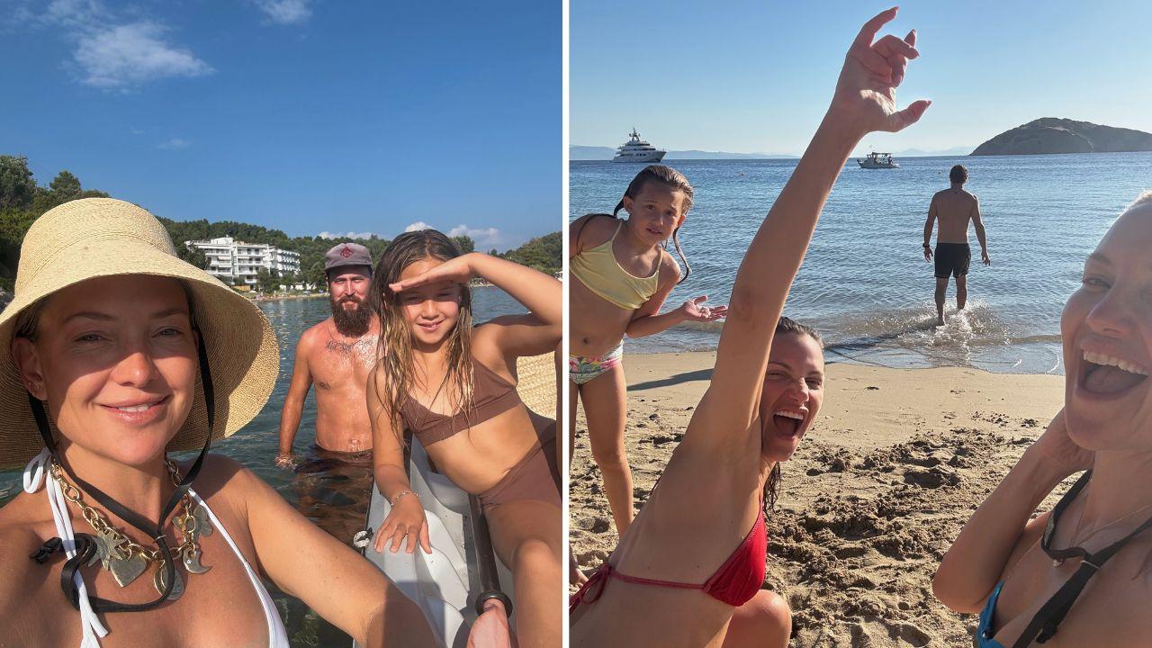 image of Kate Hudson recently revealed that she and Goldie Hawn rarely discuss acting and instead bond over life experiences and movies.