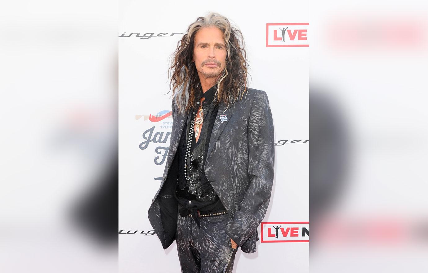 Steven tyler romantic date aimee preston past drug spiral 1