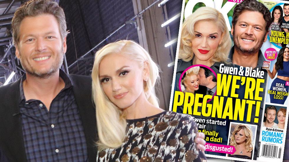 Gwen stefani blake shelton pregnant