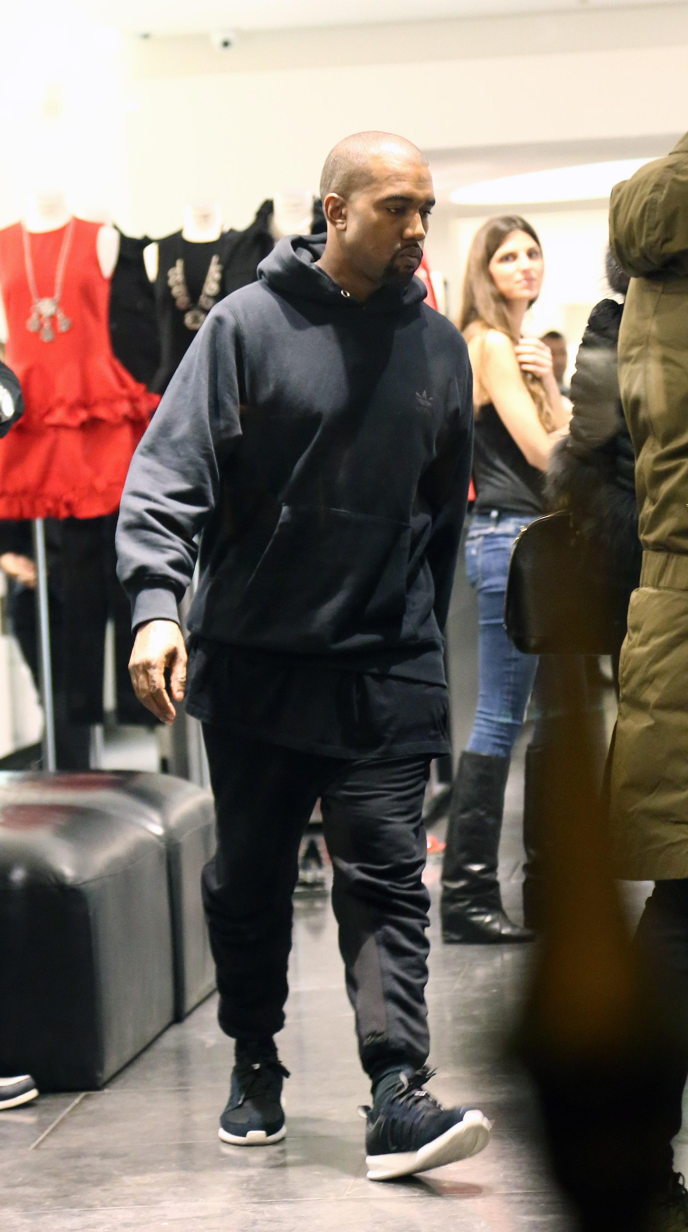 Kanye West Shops For A $7,000 Fur Jacket: Is This Kim Kardashian's