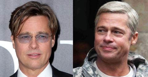 Brad pitt face facelift new hair grey 01