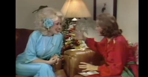 image of Dolly Parton and Barbara Walters