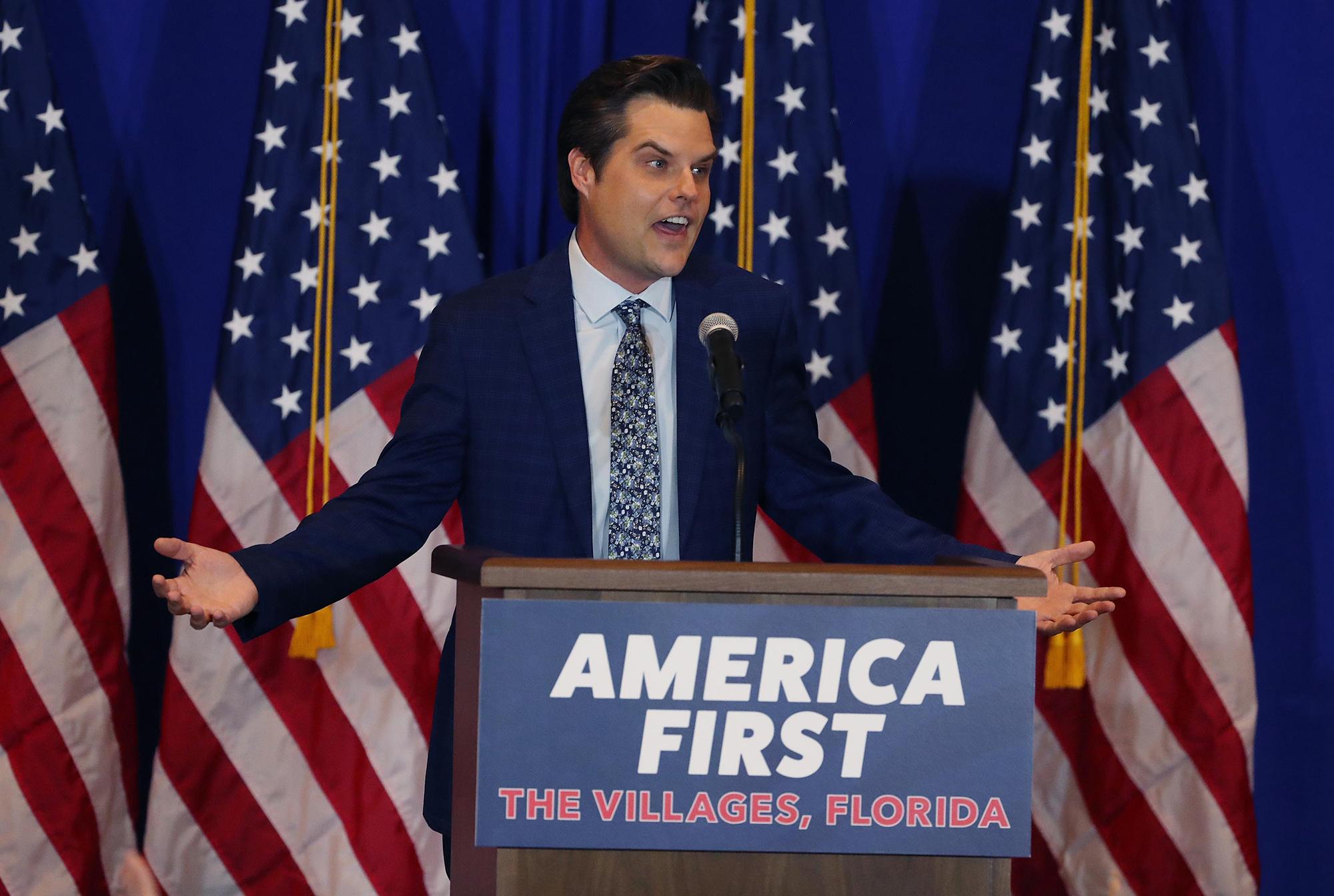 Matt Gaetz Announces Potential Run For President In 2024 Amid Federal Probe   Krtphotoslive902455 1622219760252 