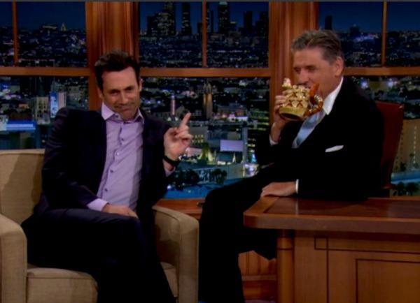 Jon Hamm on the Late Late Show with Craig Ferguson