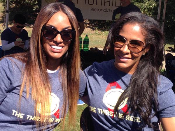 Sheree whitfield smiles happy aids walk