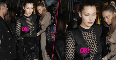 Bella hadid wardrobe malfunction boobs nip slip