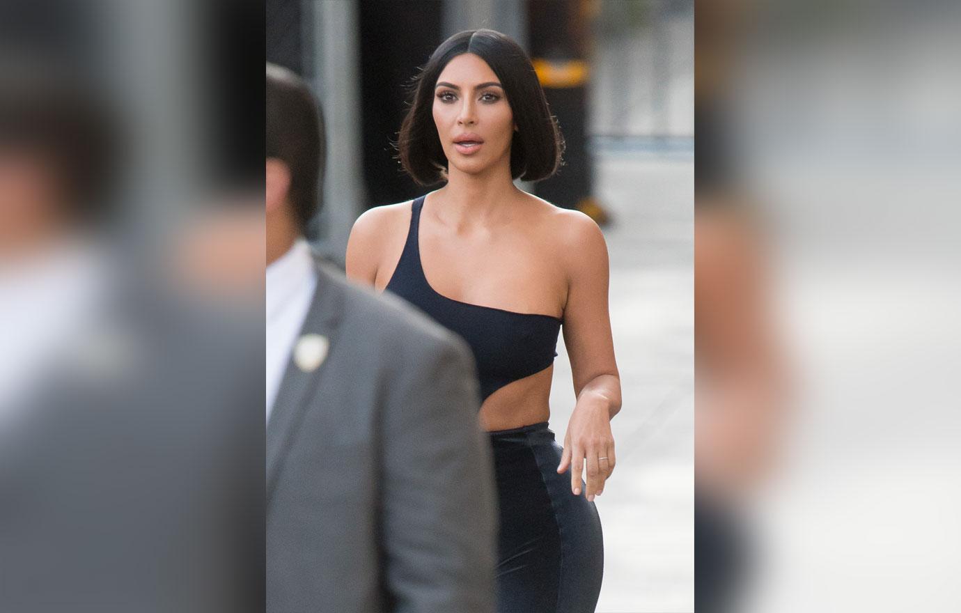 Kim Kardashian at &#8216;Kimmel&#8217;