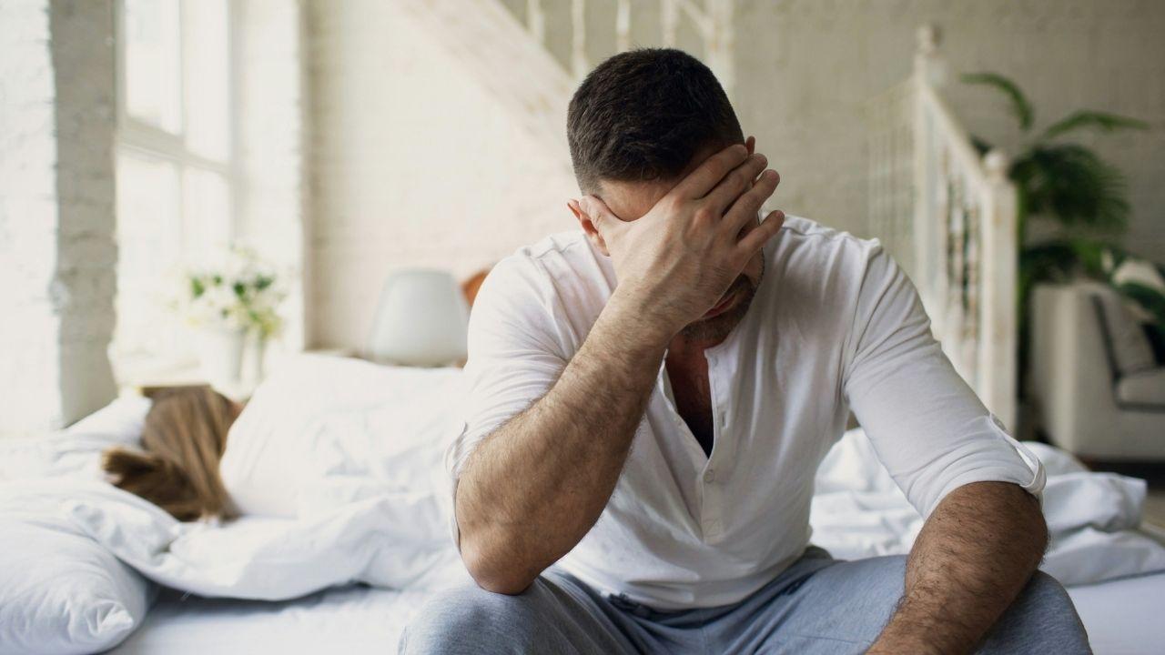 Image of the man canceled on the date, feeling disappointed about the entire situation.
