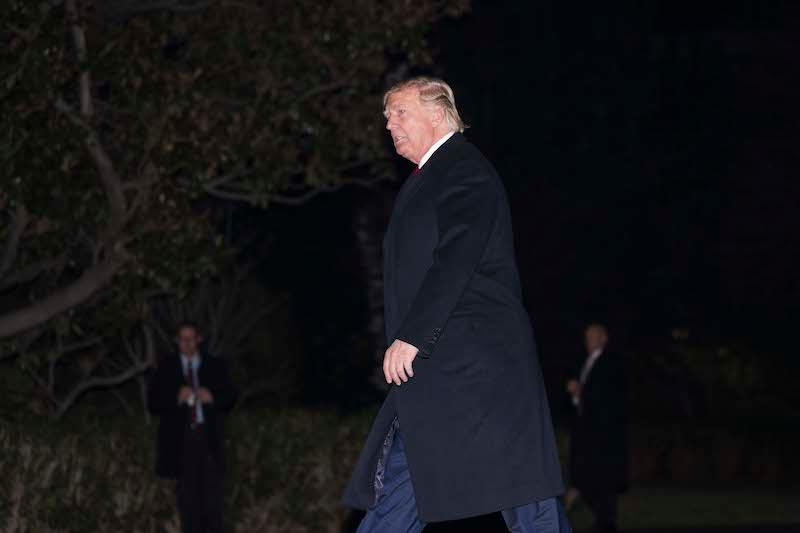 donald trump pads feet