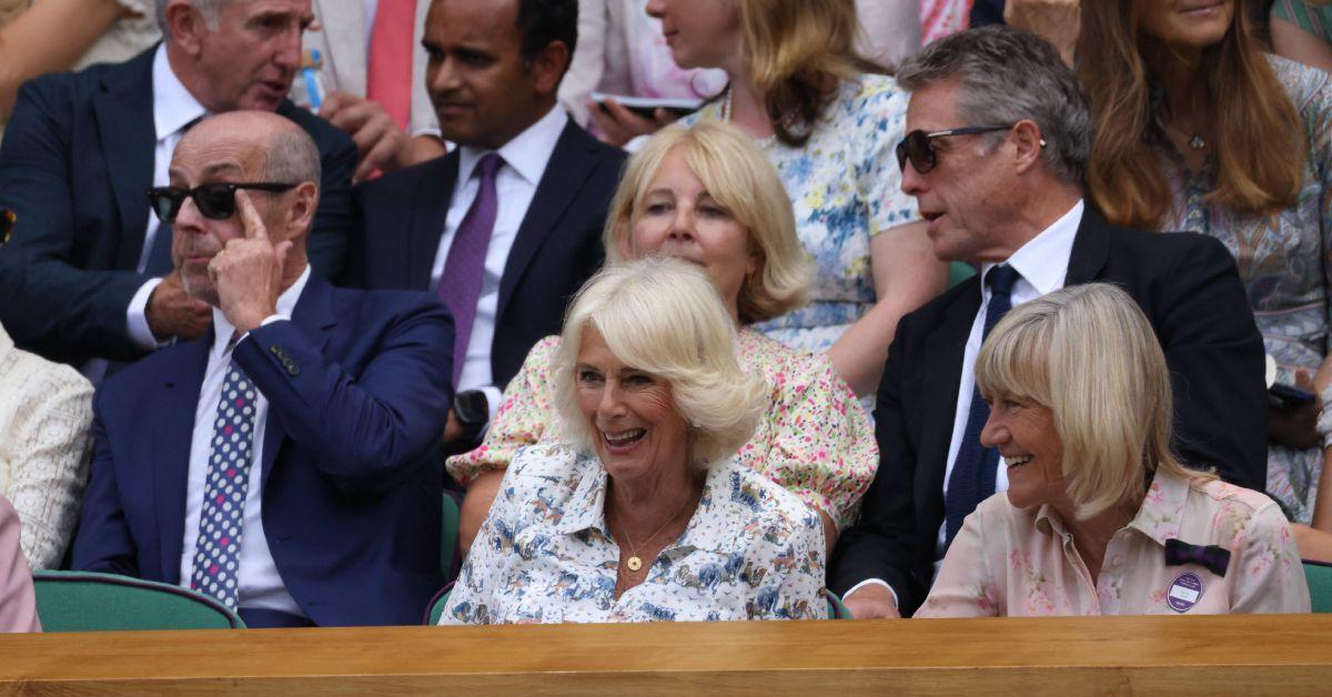hugh grant called out appearing fall asleep wimbledon watch