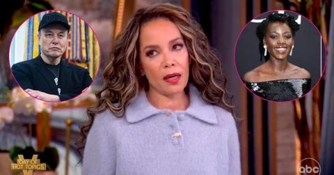 Composite photo of Elon Musk, Sunny Hostin and Lupita Nyong'o