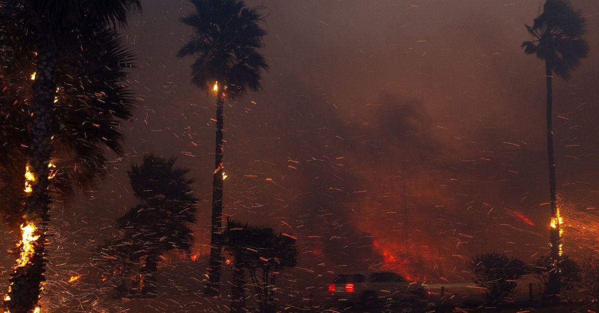 CNN Camera Crew Narrowly Escapes Los Angeles Wildfire