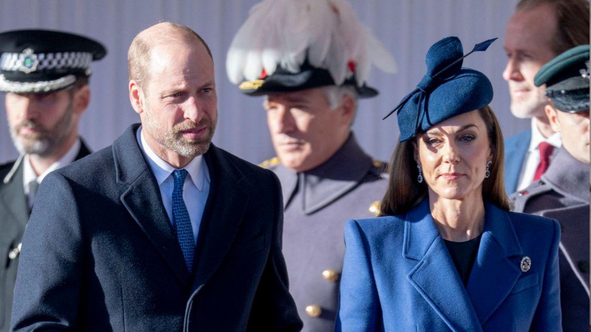 image of Prince William and Princess Kate try to balance royal duties with family life.