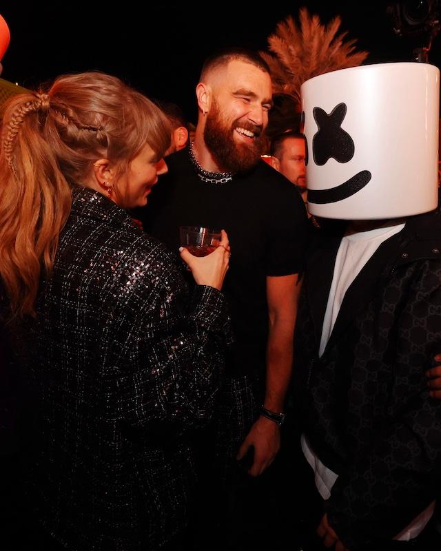 taylor swift travis kelce party am