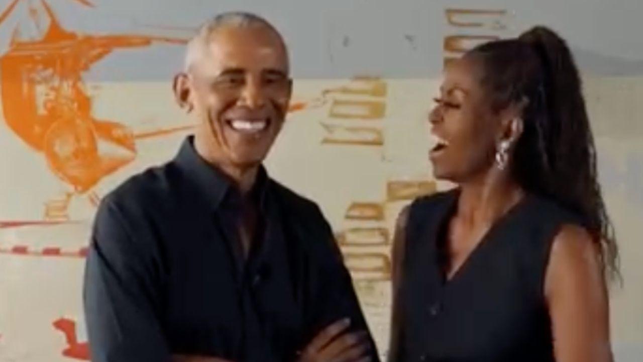 image of Barack and Michelle Obama 