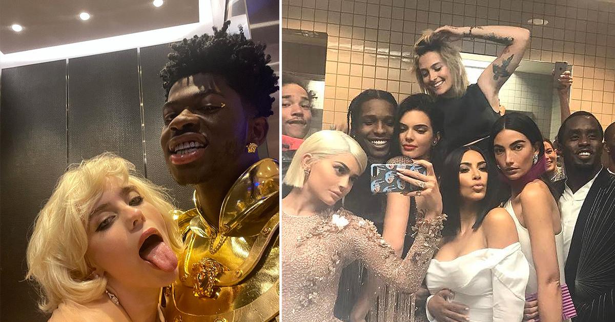 lil nas x met gala bathroom selfies billie eilish pete davidson frank ocean