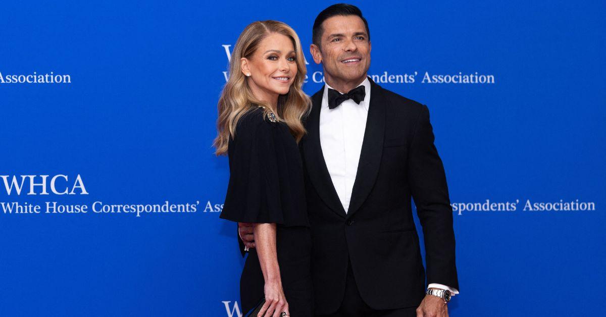 image of Kelly Ripa joked that she has 'short arms' like a Tyrannosaurus rex during a funny segment on 'Live With Kelly and Mark.'
