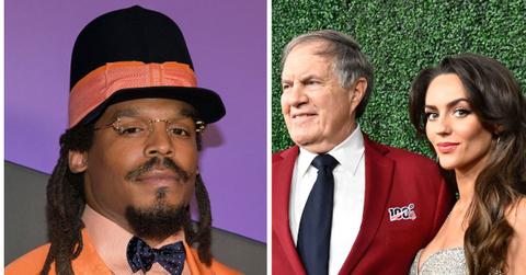 Photo of Cam Newton, Bill Belichick and Jordon Hudson