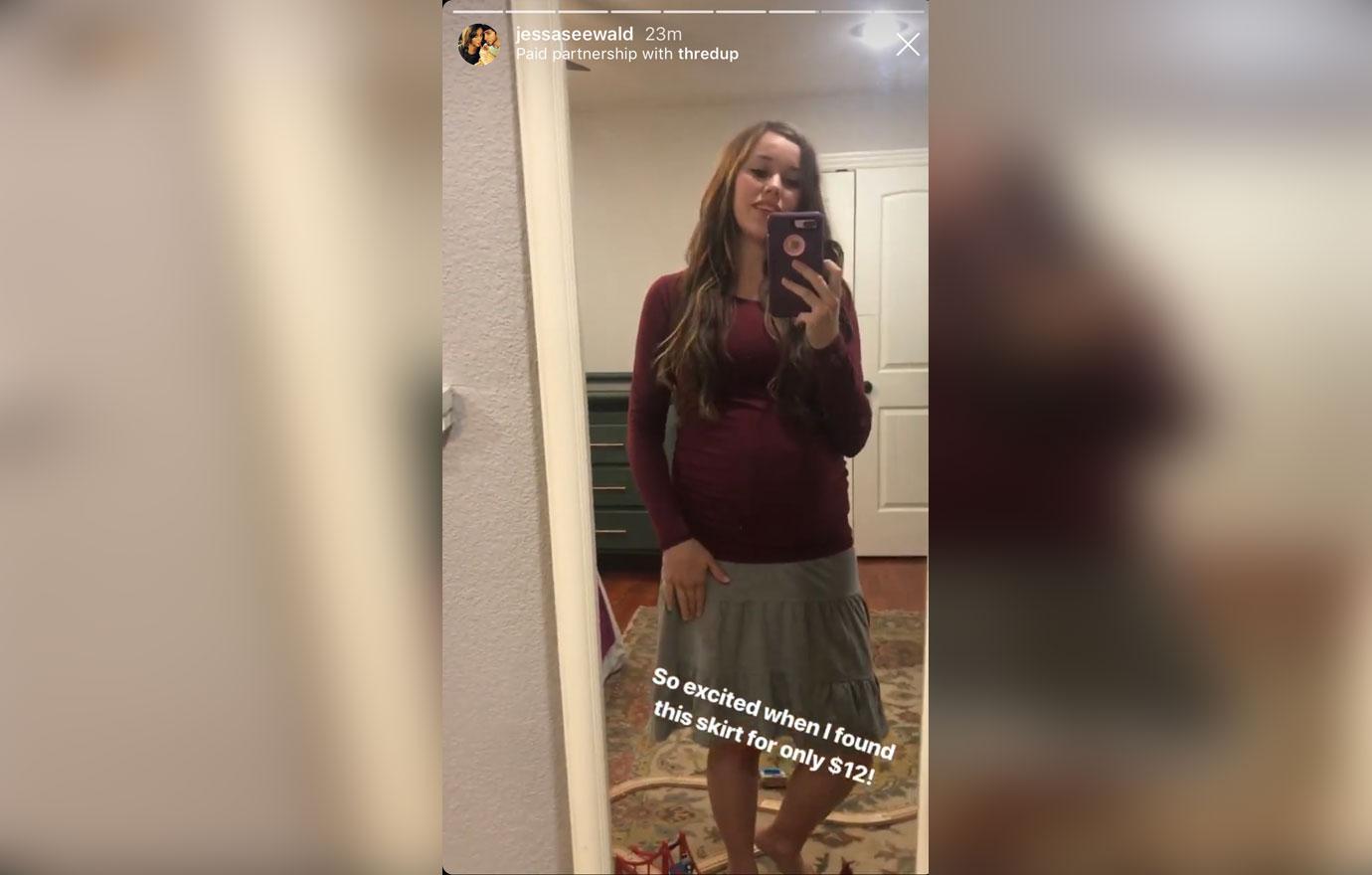 Jessa Duggar baby bump