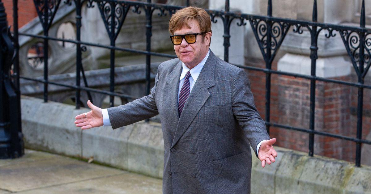 elton john severe eye infection