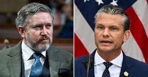 Photo of Thomas Massie and Pete Hegseth