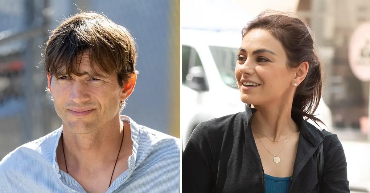 Ashton Kutcher & Mila Kunis Spotted On Casual Stroll In California