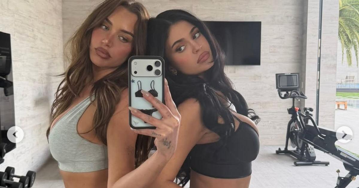 Kylie Jenner and Look-alike BFF Stassie Karanikolaou Show Off Their Assets in Matching Workout Gear: Hot Photos