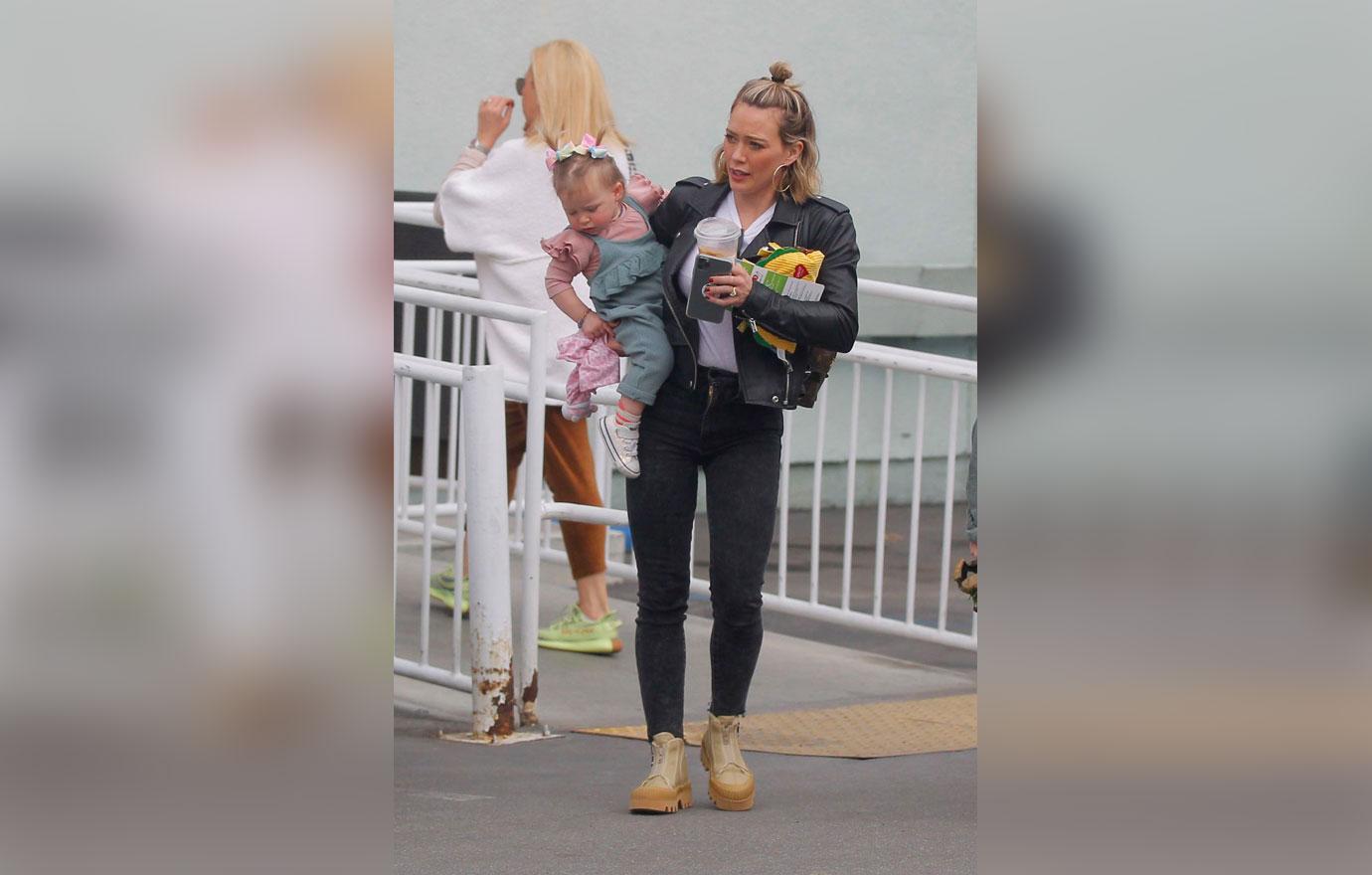 Hilary Duff & Matt Koma Enjoy A Day Out With The Kids