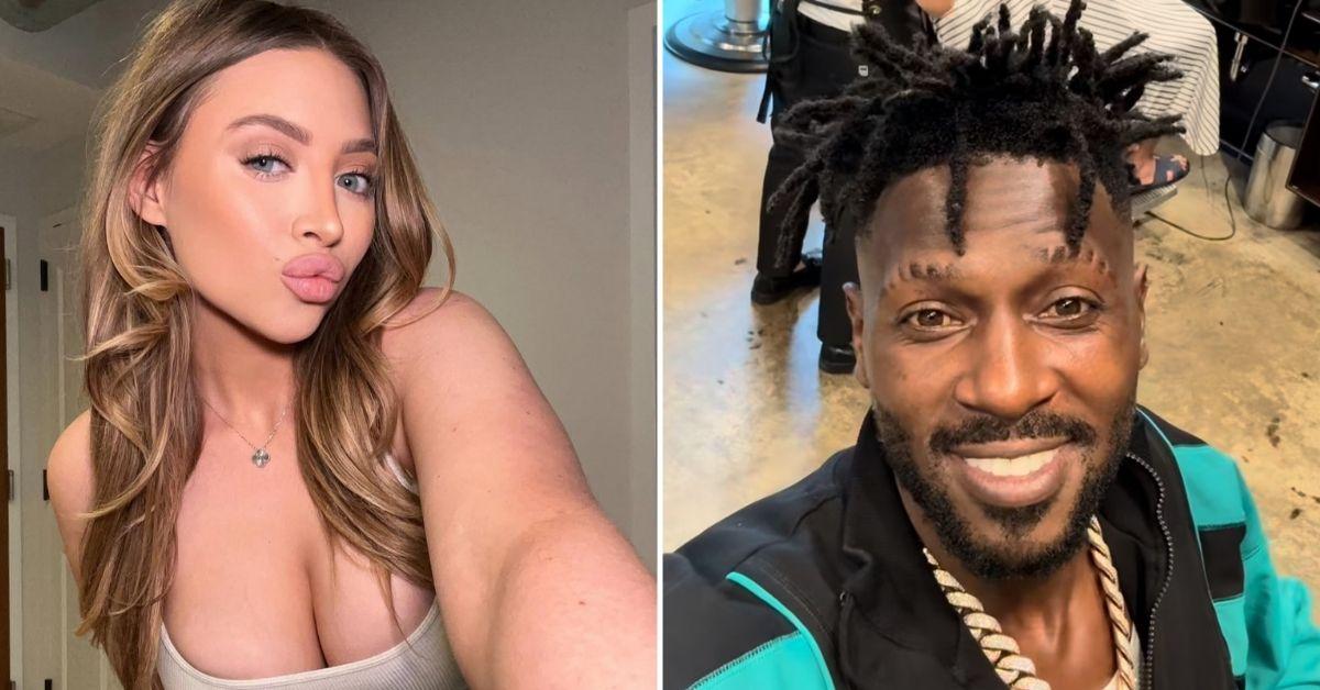 photo of Ava Louise and Antonio Brown