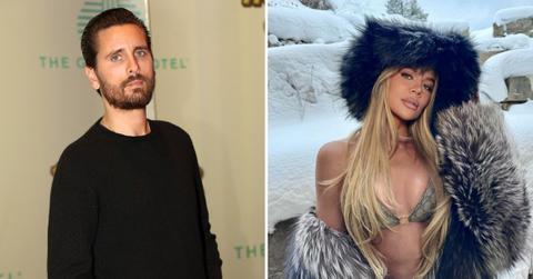scott disick flirty comment khloe kardashians bikini photos