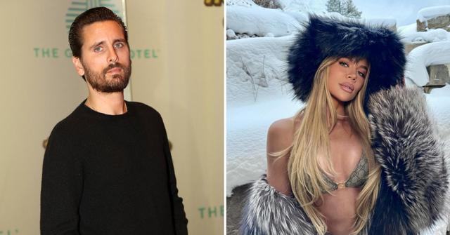 scott disick flirty comment khloe kardashians bikini photos