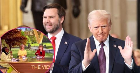 jd vance, donald trump the view cast