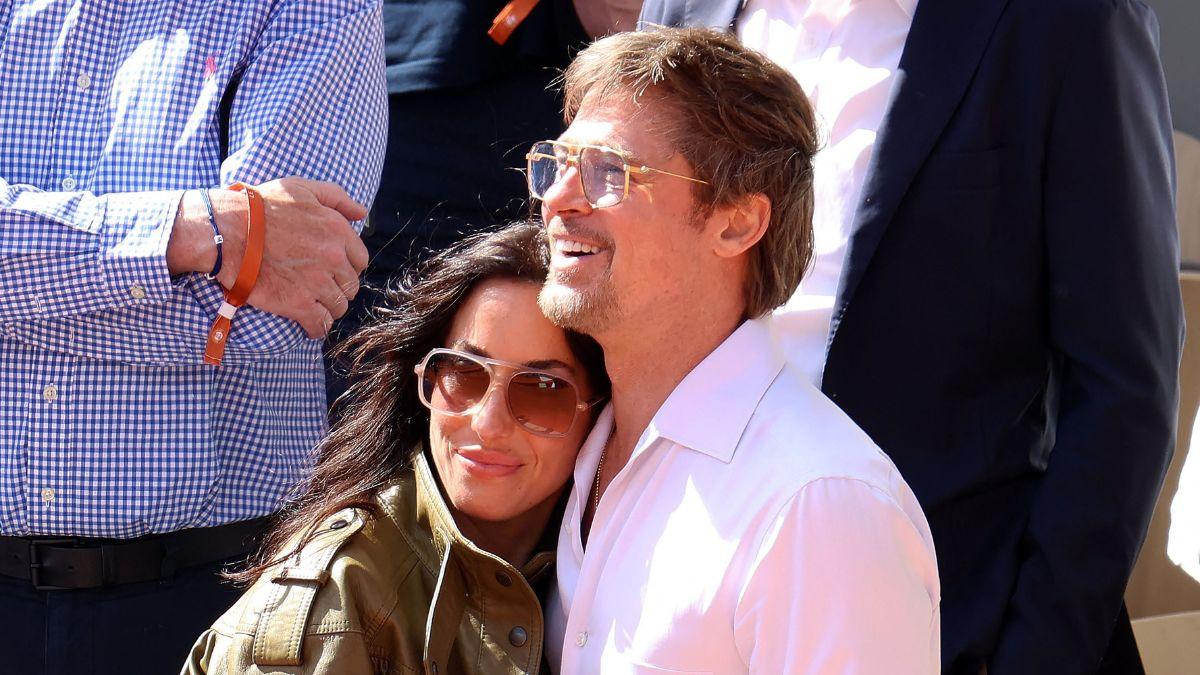 image of Brad Pitt has denied claims that introducing his girlfriend on the 'F1' red carpet was a calculated move.