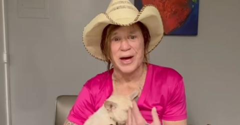 photo of mickey rourke