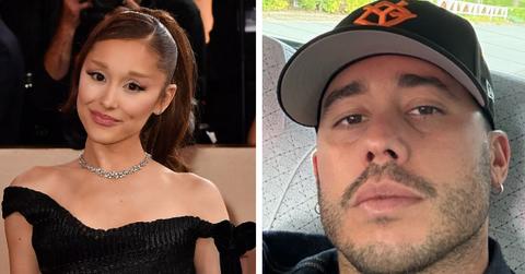 split photo of Ariana Grande and Ricky Alvarez