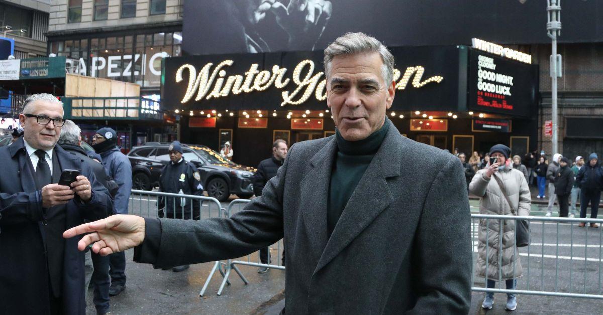 George Clooney at the premiere of Good Night, Good Luck