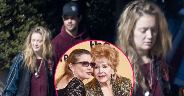 Billie lourd mother carrie fisher death taylor lautner ok hero