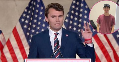 Composite photo of Charlie Kirk and his alleged assassin.