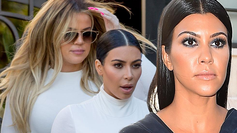 Kourtney Kardashian Is Feuding With Her Sisters Over Their New Apps