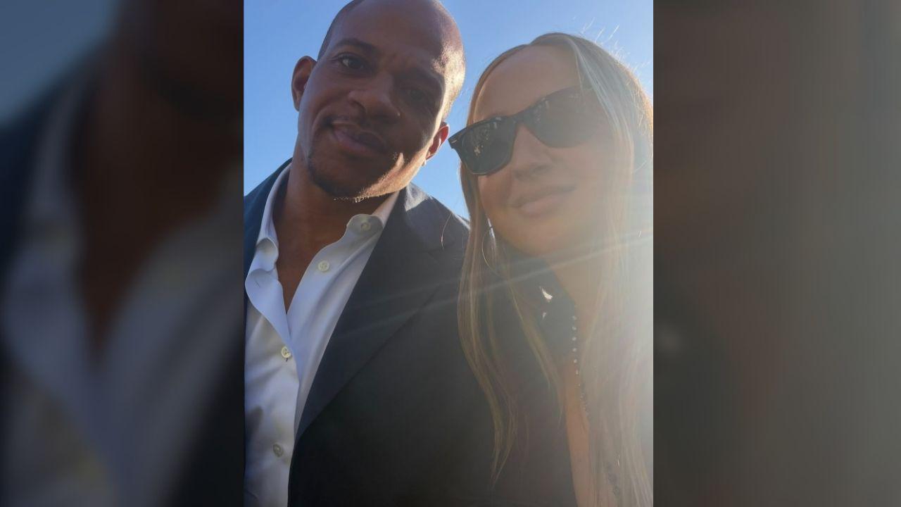 image of The newlyweds went public with their romance in 2023.