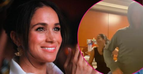 meghan markle dances in delivery room