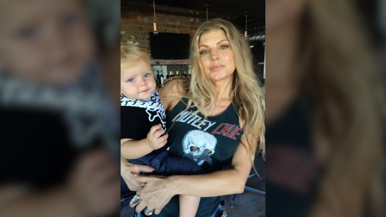 Photo of Fans couldn't get over how alike the mother-son duo look.