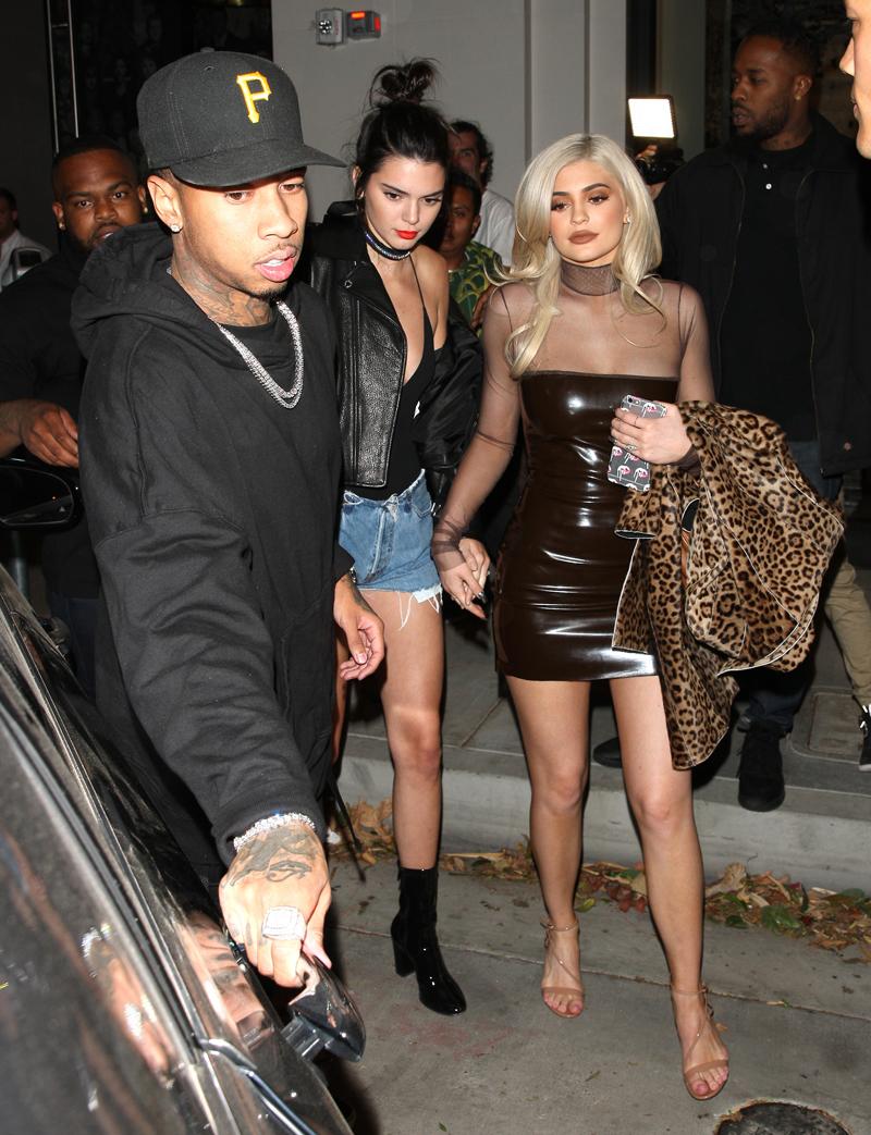 Oops! Kylie Jenner Suffers A Wardrobe Malfunction Nightmare At L.A.  Nightclub While Trying To Make Ex Tyga Jealous