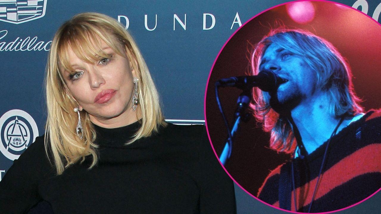 image of Courtney Love and Kurt Cobain