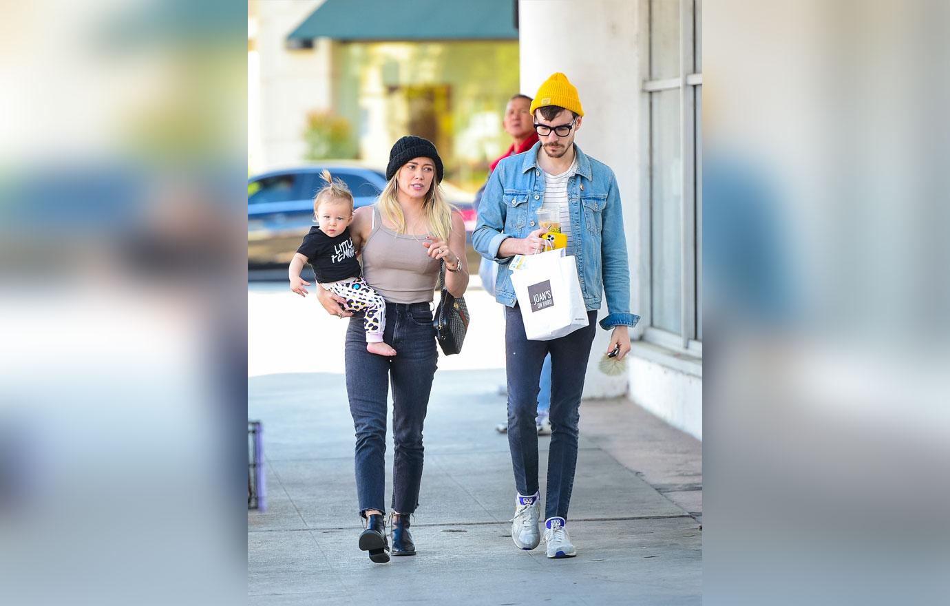 Hilary Duff and Fiance Matthew Koma out With Baby Daughter Banks Violet