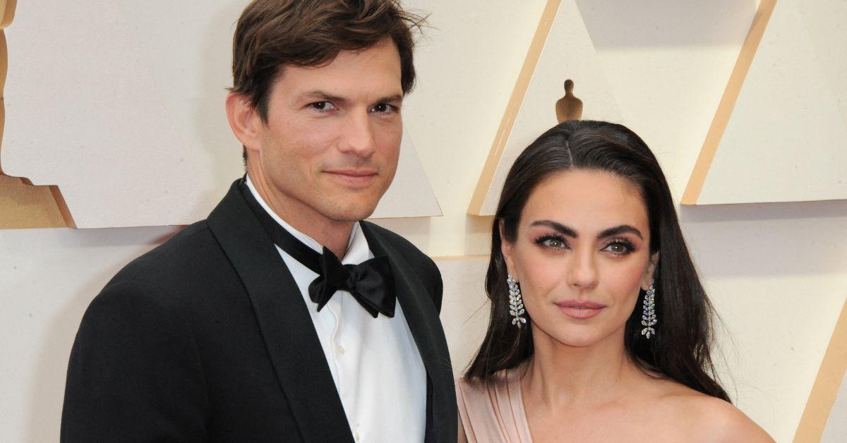 Photo of Ashton Kutcher and Mila Kunis.