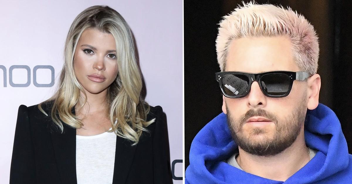 sofia richie furious scott disick pp